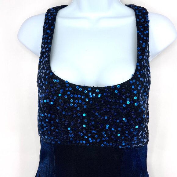 vintage 90s Y2K prom maxi dress - Picture 3 of 9